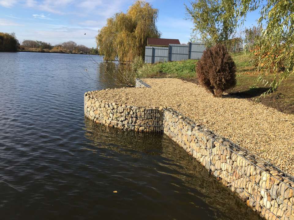 Укрепление берегов фото