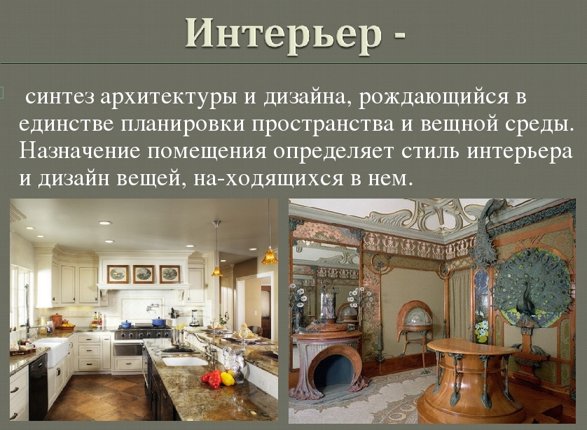 Презентация Дизайн Интерьера
