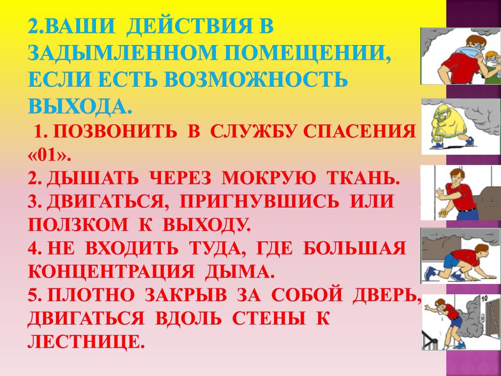 Правила поведения при пожаре презентация 8 класс обж