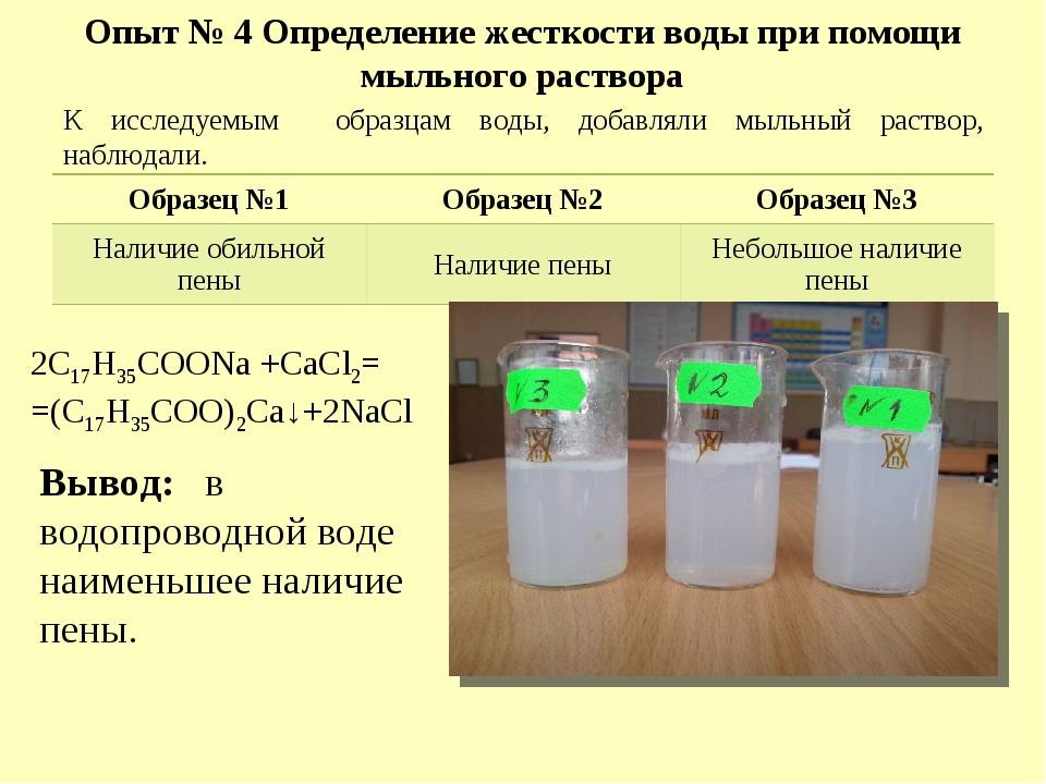 Химия 9 класс лабораторная работа жесткость воды. Опыт жесткость воды. Жесткость воды опыт с мылом. Определение жесткости воды. Определение жесткости воды мыльным раствором.