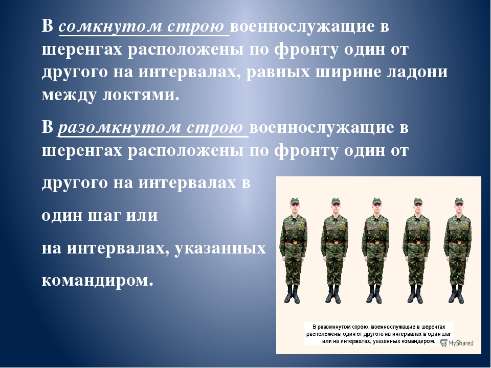 Особенности строй. В сомкнутом строю военнослужащие в шеренгах расположены. Сомкнутый и разомкнутый Строй. Размещение военнослужащих в строю. Строеов йустав походный Строй.