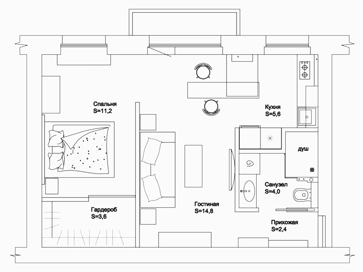 Sketchup как нарисовать план квартиры