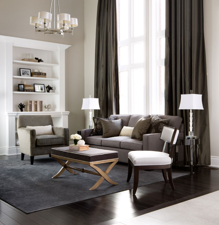 Светло коричневый серый цвет. Серо коричневый интерьер. Серые стены коричневая мебель. Коричневая мебель в интерьере гостиной. Серый и коричневый в интерьере гостиной.